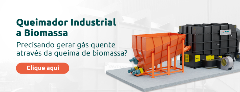 Queimador industrial a biomassa